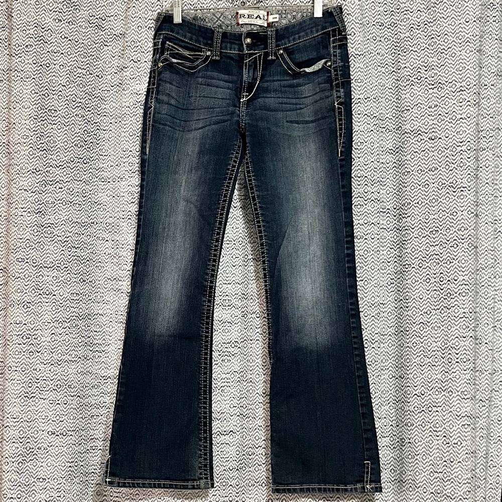 Ariat R.E.A.L. Mid Rise Stretch Original Boot Cut Jean, Women’s 29 Short
